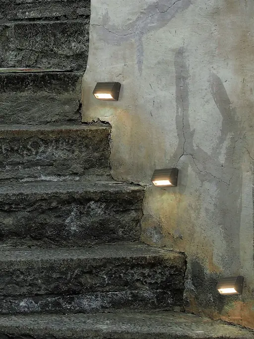 Modern Rectangular Aluminium 4 Watts LED Step Light