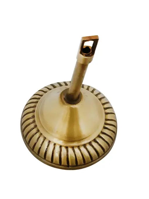 3.7 Inch Brass Antique Fancy Border Ceiling Canopy for Chandelier and Pendant Light