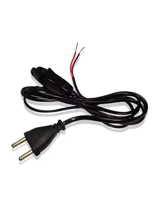 Cord with Switch - Black 2M