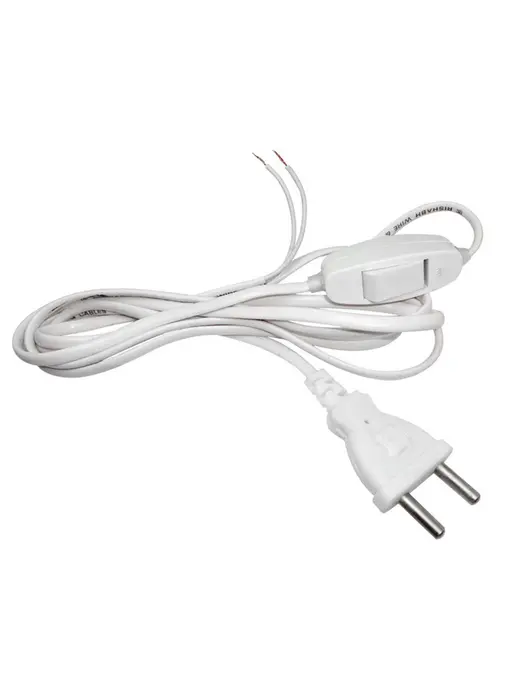 Cord with Switch - White 2M