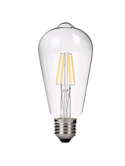 Edison 4W Vintage Pear-Shaped LED Filament Warm White Bulb With E27 Base