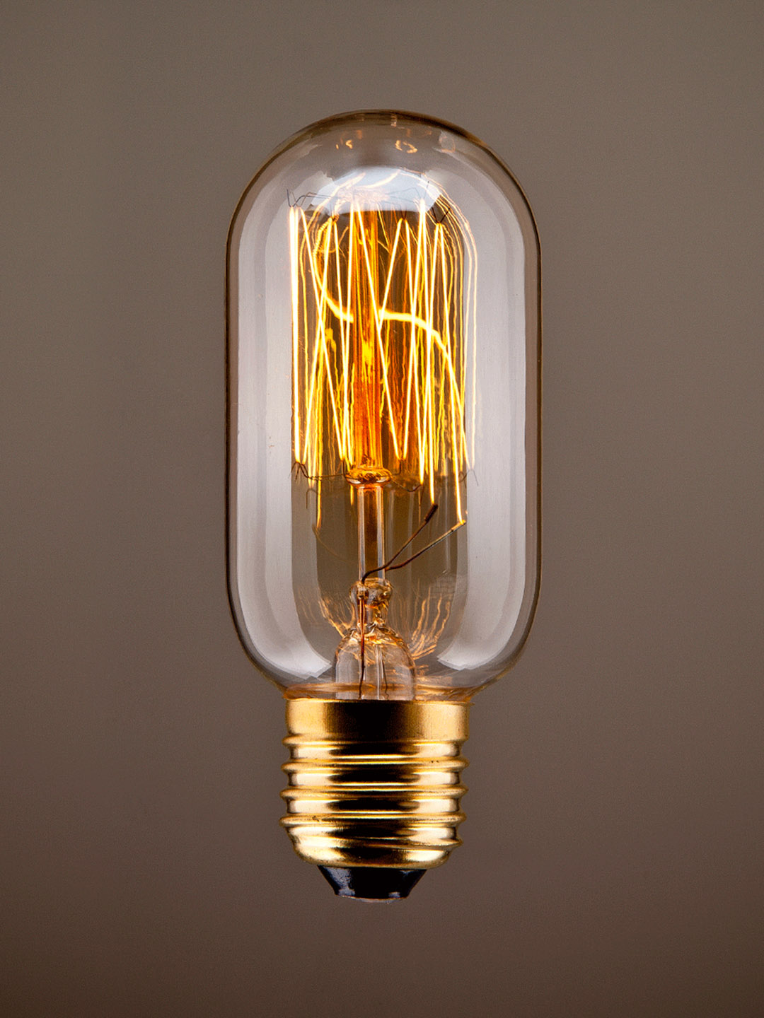 Vintage Tube Squirrel Filament Bulb