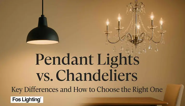 Pendant Lights vs. Chandeliers: Key Differences and How to Choose the Right One