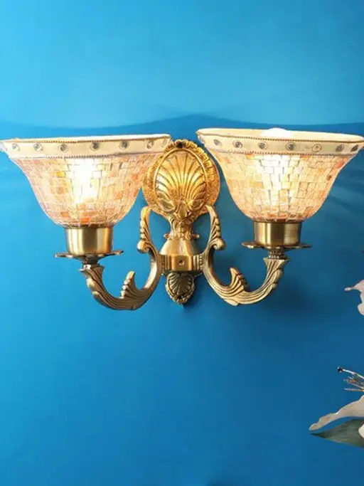 Meenakshi Golden Katora Double Wall Light