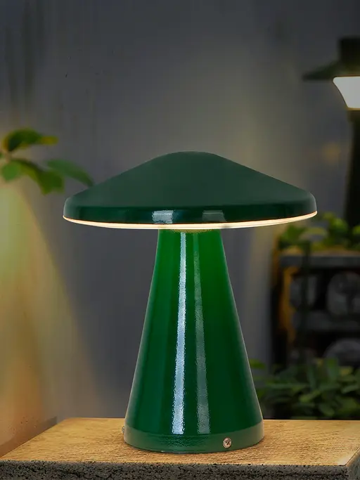 Functional Beauty: Illuminate Your Pathways with 9 Inch Green Mushroom 12W LED Mini Bollard Light