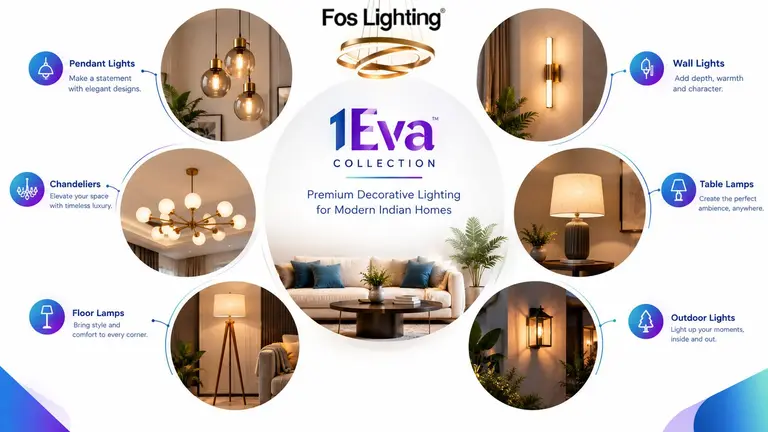 The 1Eva Collection: Premium Decorative Lighting for Modern Indian Homes