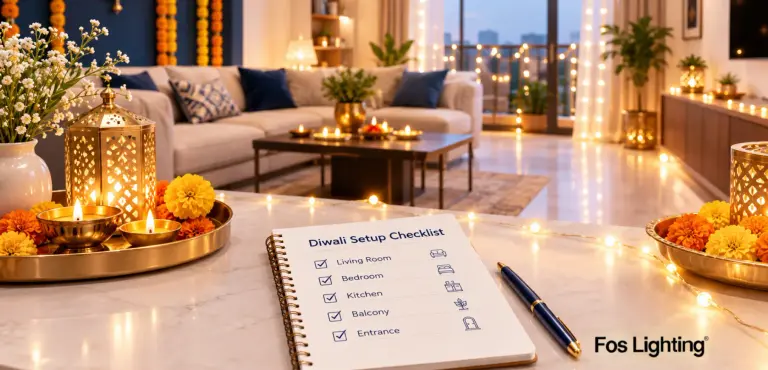 The Simple Diwali Setup Checklist to Light Every Room in One Weekend