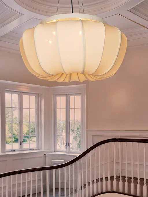 Modern Inverted Umbrella Fabric Pendant Light