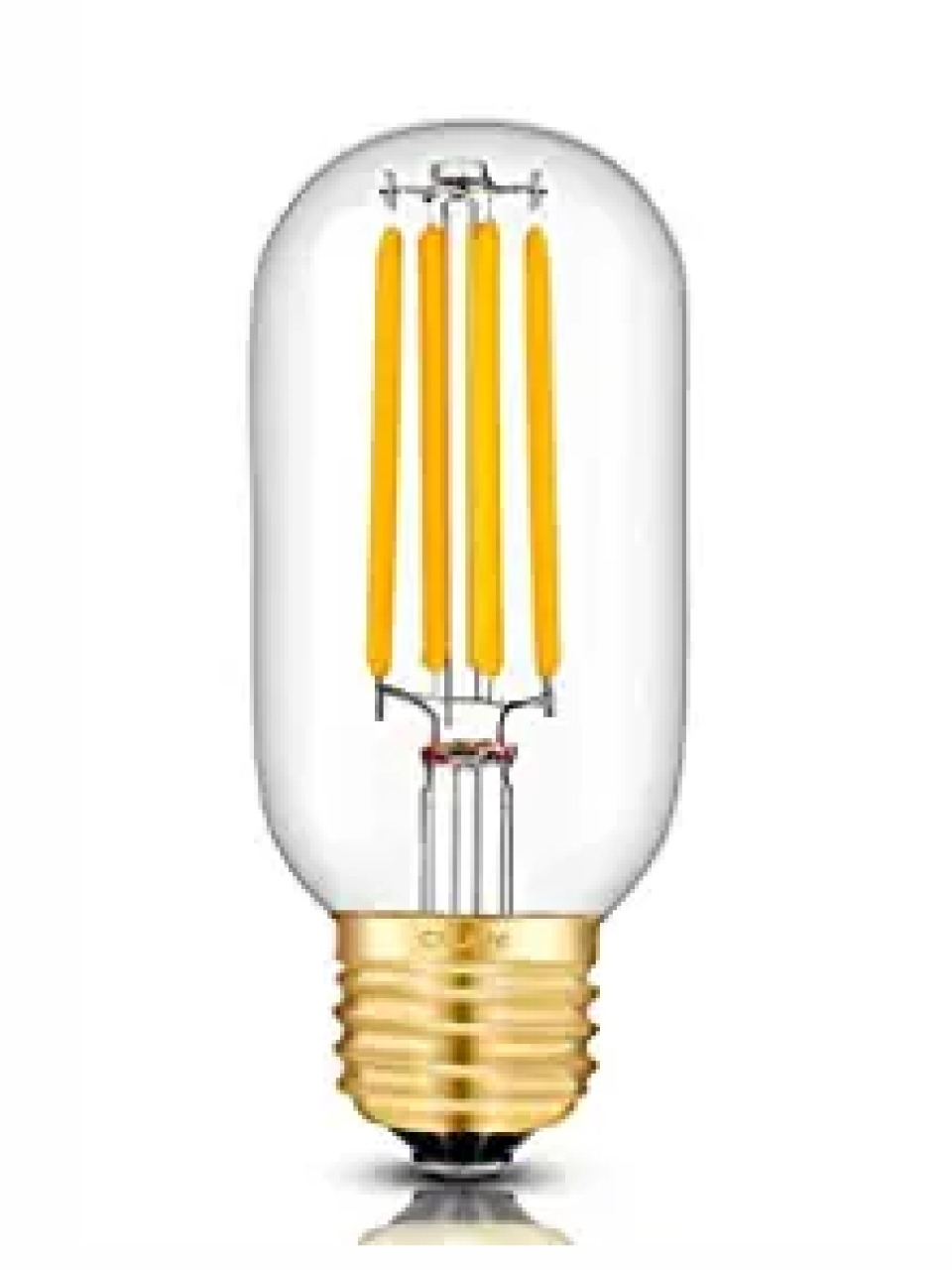 Edison Vintage Tube 4W Filament LED Warm White Bulb With E27 Base