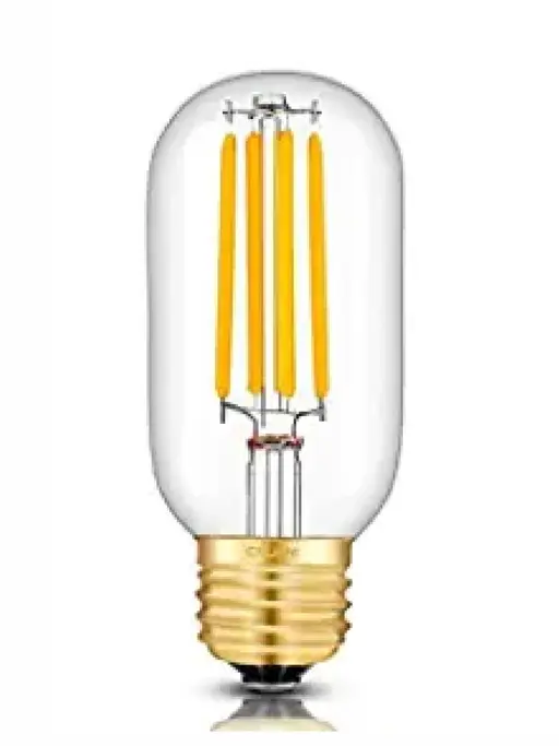 Edison Vintage Tube 4W Filament LED Warm White Bulb With E27 Base