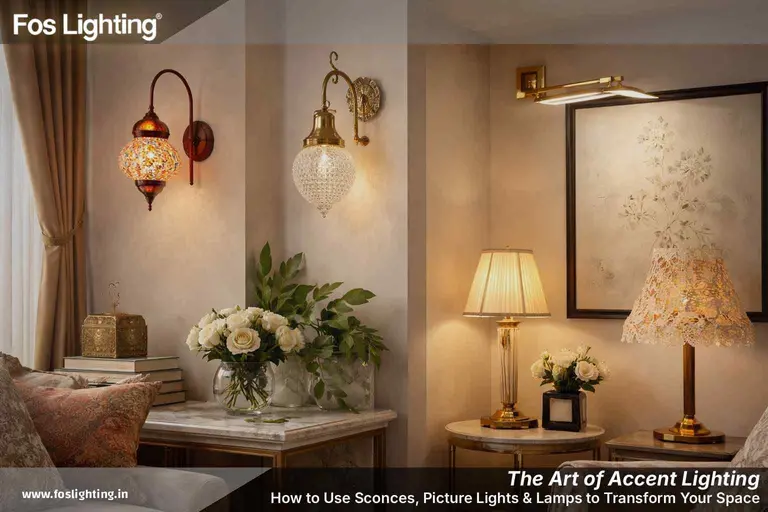 The Art of Accent Lighting: How to Use Sconces, Picture Lights & Lamps to Transform Your Space