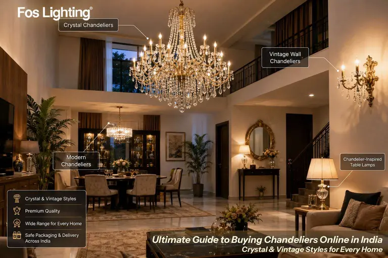 Ultimate Guide to Buying Chandeliers Online in India: Crystal & Vintage Styles for Every Home