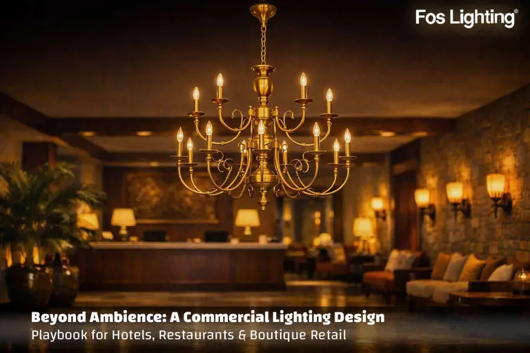 Commercial Lighting Design Playbook for Hotels, Restaurants & Boutique Retail
