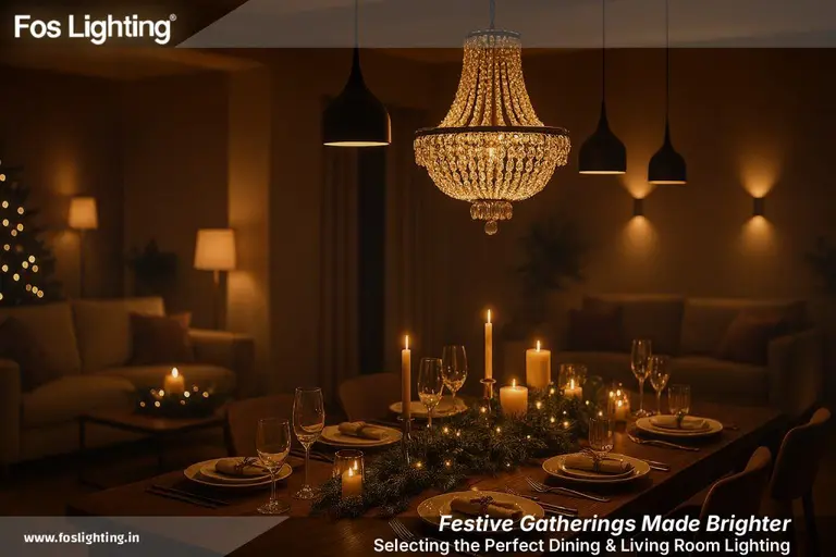 Festive Gatherings Made Brighter: Selecting the Perfect Dining & Living Room Lighting