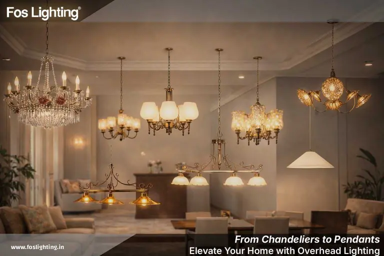 From Chandeliers to Pendants: Elevate Your Home with Overhead Lighting