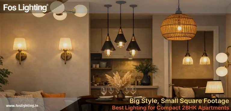 Big Style, Small Square Footage: Best Lighting for Compact 2BHK Apartments